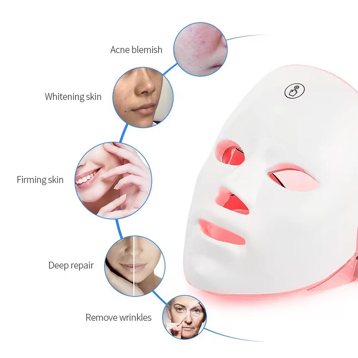 Cellara™ LED Light Therapy Face Mask | 7-Wavelength Skin Treatment | CE Certified